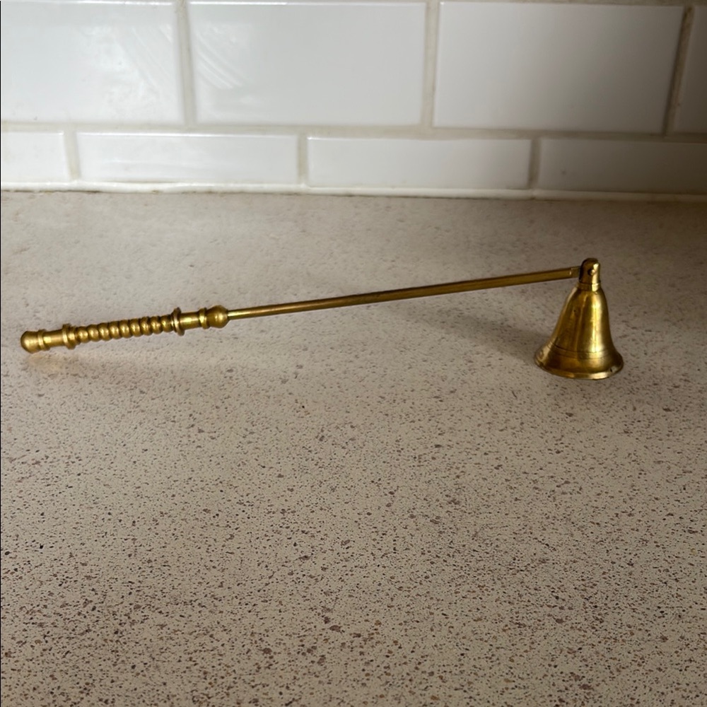 Gold Candle Snuffer